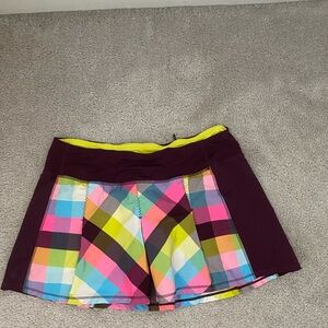 lulu lemon size 6 workout skirt